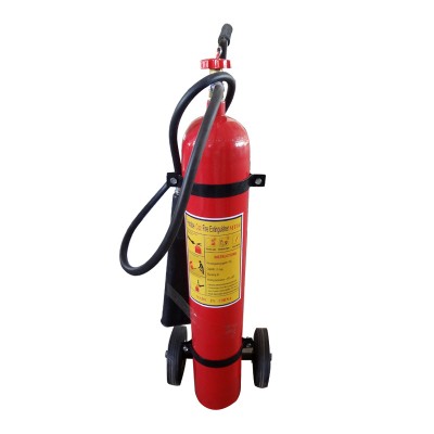 10kg 12kg portable carbon steel trolley wheeled fire extinguisher co2