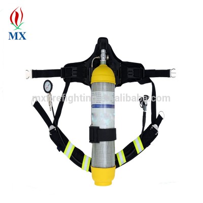 fire fighting backpack scba equipment spare used air breathing apparatus rescue equipment