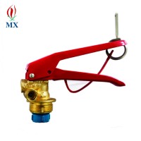 Fire Fighting Equipment Parts black red Color of Handle Dry Powder Fire Extinguisher Valve